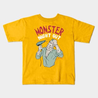 Monster Nightout Halloween Party Kids T-Shirt